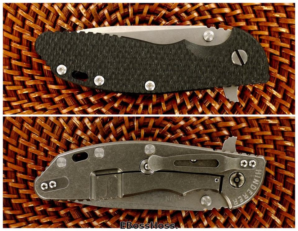 Rick Hinderer XM24 Flipper EBossHoss Knives